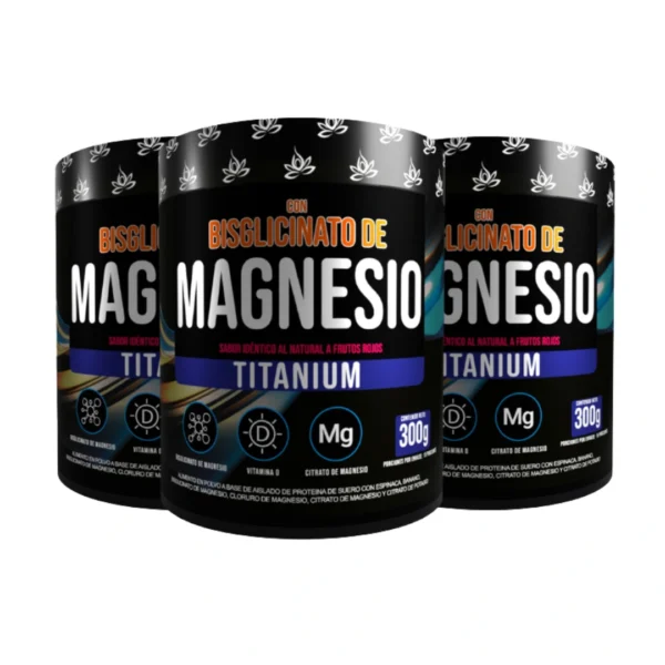 BisGlicinato2 COMBO BISGLINATO DE MAGNESIO X 300G X 3