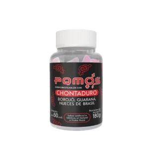 Gomas PQMOS Energéticas y Afrodisíacas Sabor Frutos Rojos 60 uds Chontaduro Borojó Gomas PQMOS Energéticas y Afrodisíacas Sabor Frutos Rojos 60 uds Chontaduro Borojó